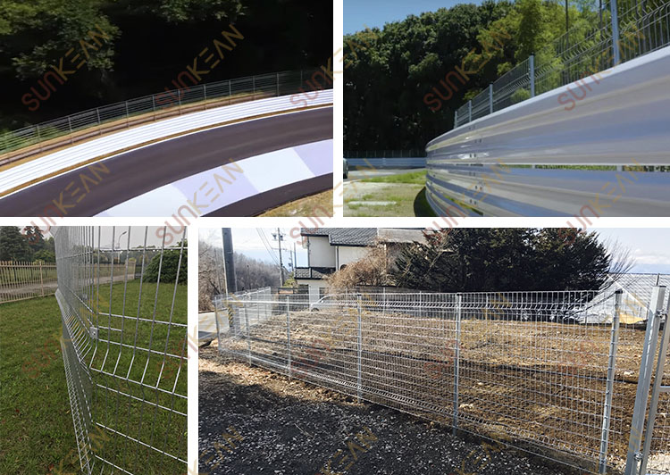 hot dip galvanized mesh fence