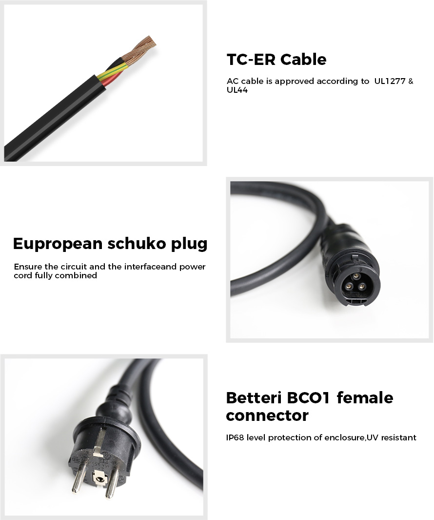 تجميع كابل التيار المتردد UL1277 TC-ER